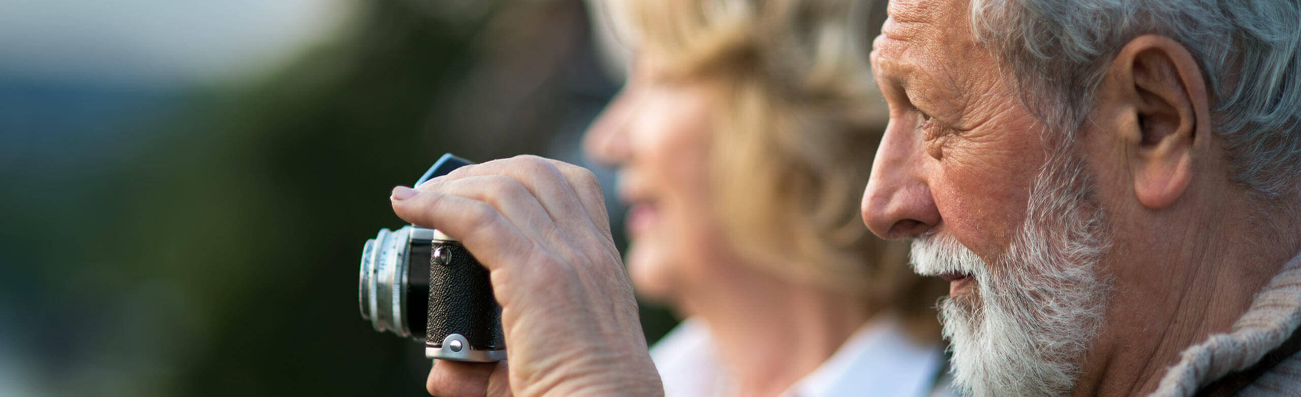 Man holding camera